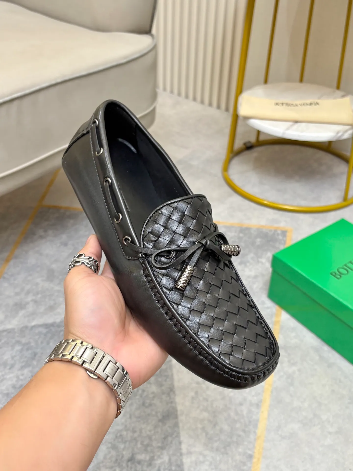 P420💰 (Niu Li + Niu Pad) [BV] The latest hot style‼ ️Casual men's shoes, uppers imported first-layer cowhide ➕Full imported cowhide lining✔️Exquisite workmanship, excellent foot feel, special rubber soles✔️, cool and fashionable, the latest fashion, fashionable outsole, hurry up.  Code number: 38-44 (can be customized to 37.45, non-refundable)